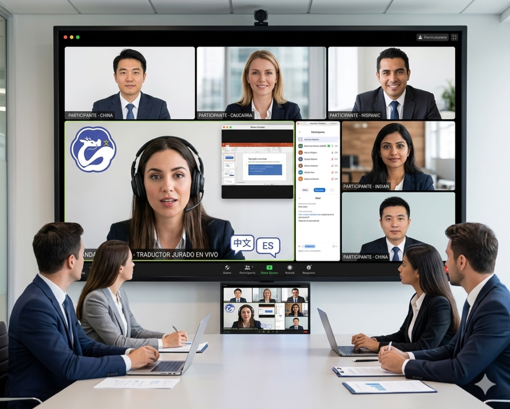 intérprete chino mandarin